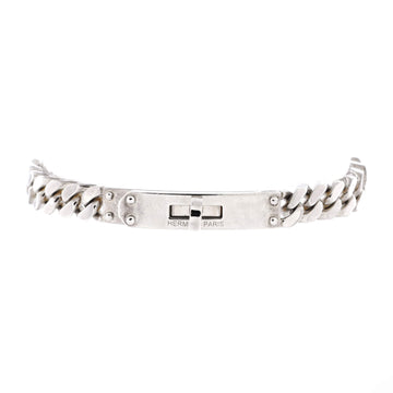 Hermes Kelly Gourmette Bracelet Sterling Silver Very Small