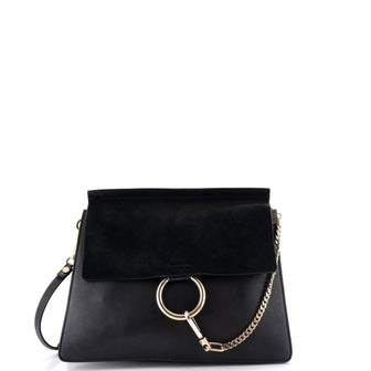 Chloe Faye Shoulder Bag Leather Medium