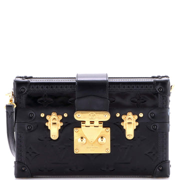 Louis Vuitton Petite Malle Handbag Monogram Vernis