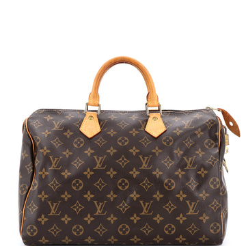 Louis Vuitton Speedy Handbag Monogram Canvas 35