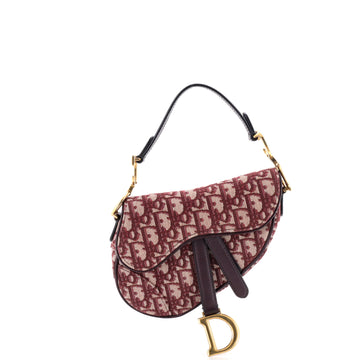 Christian Dior Saddle Handbag Oblique Canvas Mini