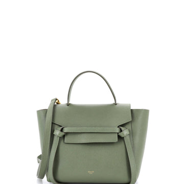 Celine Belt Bag Textured Leather Micro