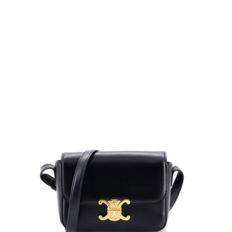 Celine Triomphe Shoulder Bag Smooth Calfskin Nano