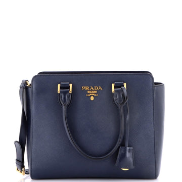 Prada Convertible Open Tote Saffiano Leather Small
