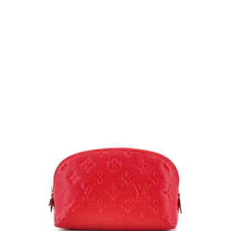 Louis Vuitton Cosmetic Pouch Monogram Empreinte Leather