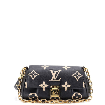 Louis Vuitton Favorite NM Handbag Bicolor Monogram Empreinte Giant
