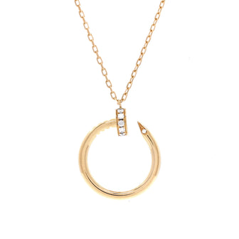 Cartier Juste un Clou Pendant Necklace 18K Yellow Gold with Diamonds