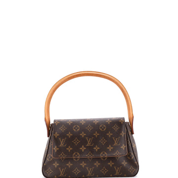 Louis Vuitton Looping Handbag Monogram Canvas Mini