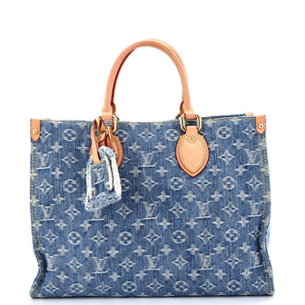 Louis Vuitton OnTheGo Tote Monogram Denim MM
