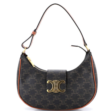 Celine Ava Triomphe Bag Triomphe Coated Canvas