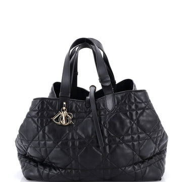 Christian Dior Toujours Tote Bag Macrocannage Quilt Calfskin Large