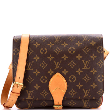 Louis Vuitton Cartouchiere Handbag Monogram Canvas GM