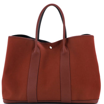 Hermes Garden Party Voyage Tote Toile and Leather 49
