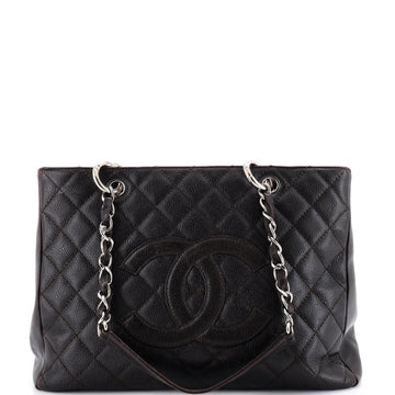 Chanel Grand Shopping Tote Quilted Caviar