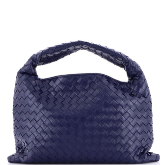 Bottega Veneta Hop Hobo Intrecciato Leather Small