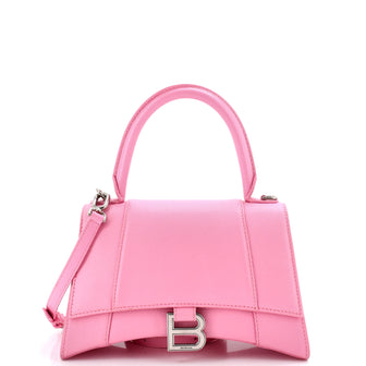 Balenciaga Hourglass Top Handle Bag Leather Small