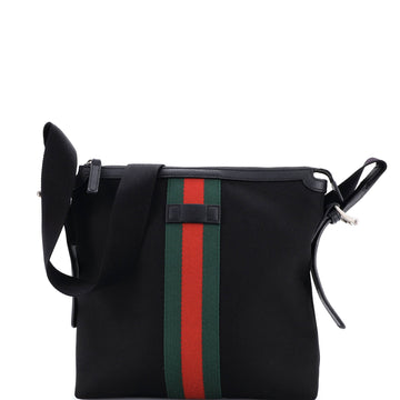 Gucci Web Messenger Bag Techno Canvas Medium