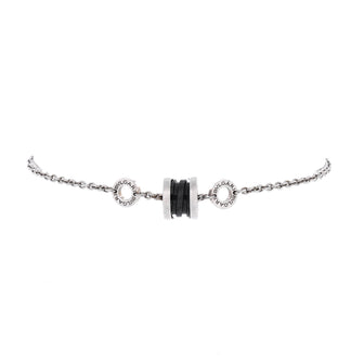 Bvlgari B.Zero1 Save the Children Soft Bracelet Sterling Silver with Ceramic