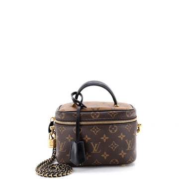 Louis Vuitton Vanity Handbag Reverse Monogram Canvas PM