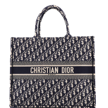 Christian Dior Book Tote Oblique Canvas Large