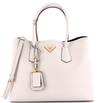 Prada Cuir Double Tote Saffiano Leather Large