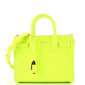 Saint Laurent Sac de Jour Bag Leather Nano
