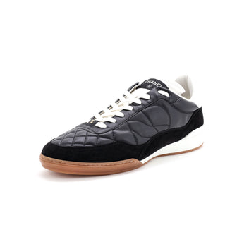 Chanel CC Low-Top Sneakers Quilted Leather and Suede