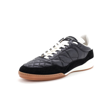Chanel CC Low-Top Sneakers Quilted Leather and Suede