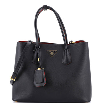 Prada Cuir Double Tote Saffiano Leather Large