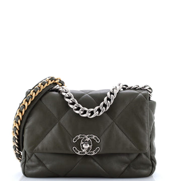Chanel 19 Flap Bag Quilted Leather Medium