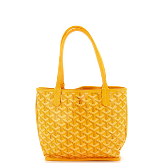 Goyard Anjou Reversible Tote Coated Canvas Mini