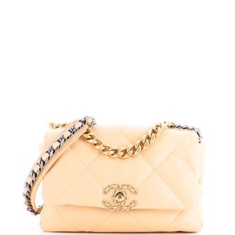 Chanel 19 Flap Bag Quilted Leather Medium