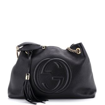 Gucci Soho Chain Strap Shoulder Bag Leather Medium