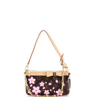 Louis Vuitton x Takashi Murakami Pochette Accessoires NM Limited Edition Cherry Blossom Monogram