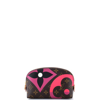 Louis Vuitton Cosmetic Pouch Limited Edition Game On Monogram Canvas