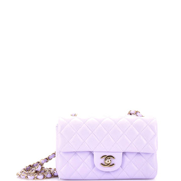 Chanel Classic Single Flap Bag Quilted Lambskin Mini