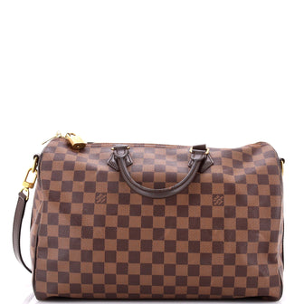 Louis Vuitton Speedy Bandouliere Bag Damier 35
