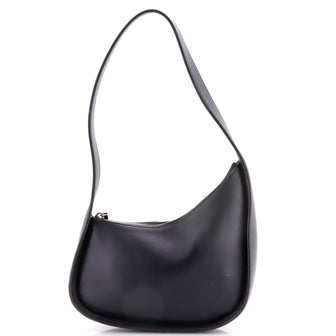The Row Half Moon Shoulder Bag Leather