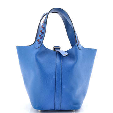 Hermes Picotin Lock Bag Tressage Epsom PM