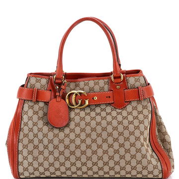 Gucci GG Running Tote GG Canvas with Leather Large