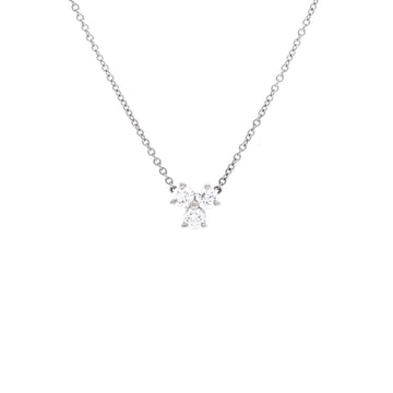 Tiffany & Co. Aria Pendant Necklace Platinum and Diamonds