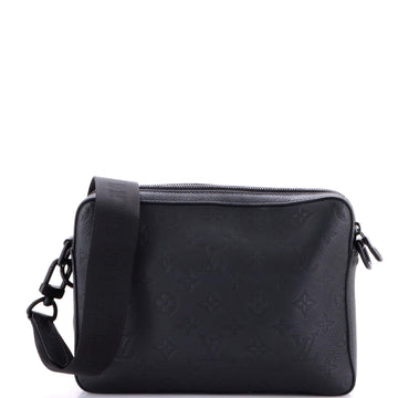 Louis Vuitton Trio Messenger Bag Monogram Shadow Leather