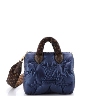 Louis Vuitton Speedy Bandouliere Bag Monogram Quilted Econyl Nylon 25