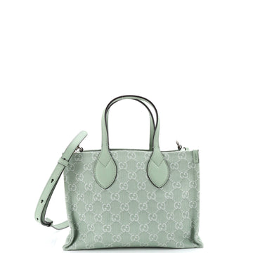 Gucci Ophidia Shopper Tote GG Denim Medium