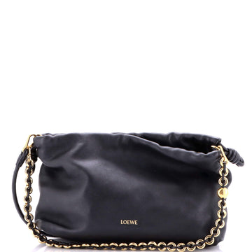 Loewe Flamenco Knot Chain Purse Bag Leather Medium