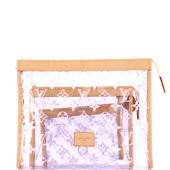 Louis Vuitton Trio Poche Toilette Monogram PVC