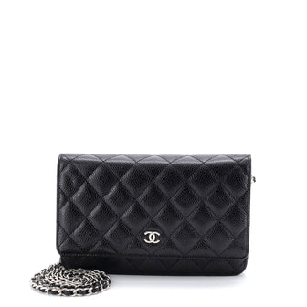 Chanel Wallet on Chain Quilted Caviar