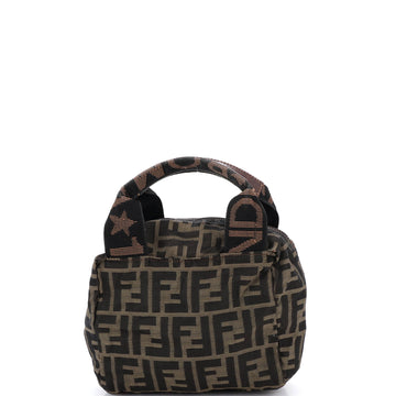 Fendi Vintage 1925 Cosmetic Tote Zucca Canvas Mini