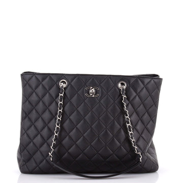Chanel Classic CC Shopping Tote Quilted Calfskin Large