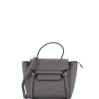 Celine Belt Bag Textured Leather Nano